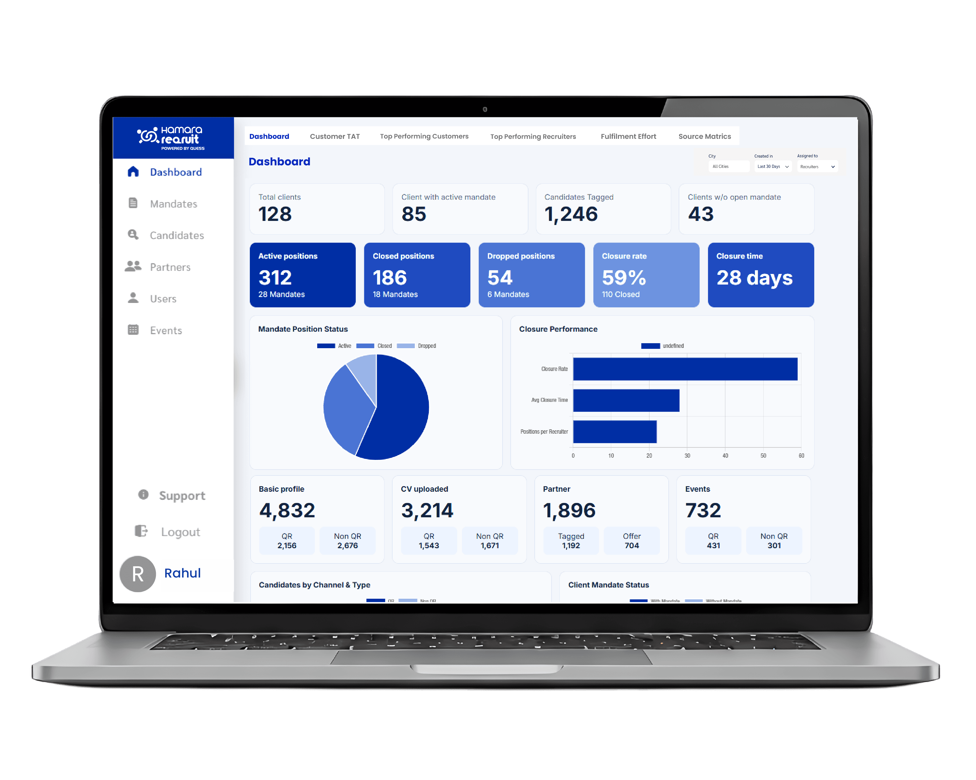 Hamara Reqruit dashboard